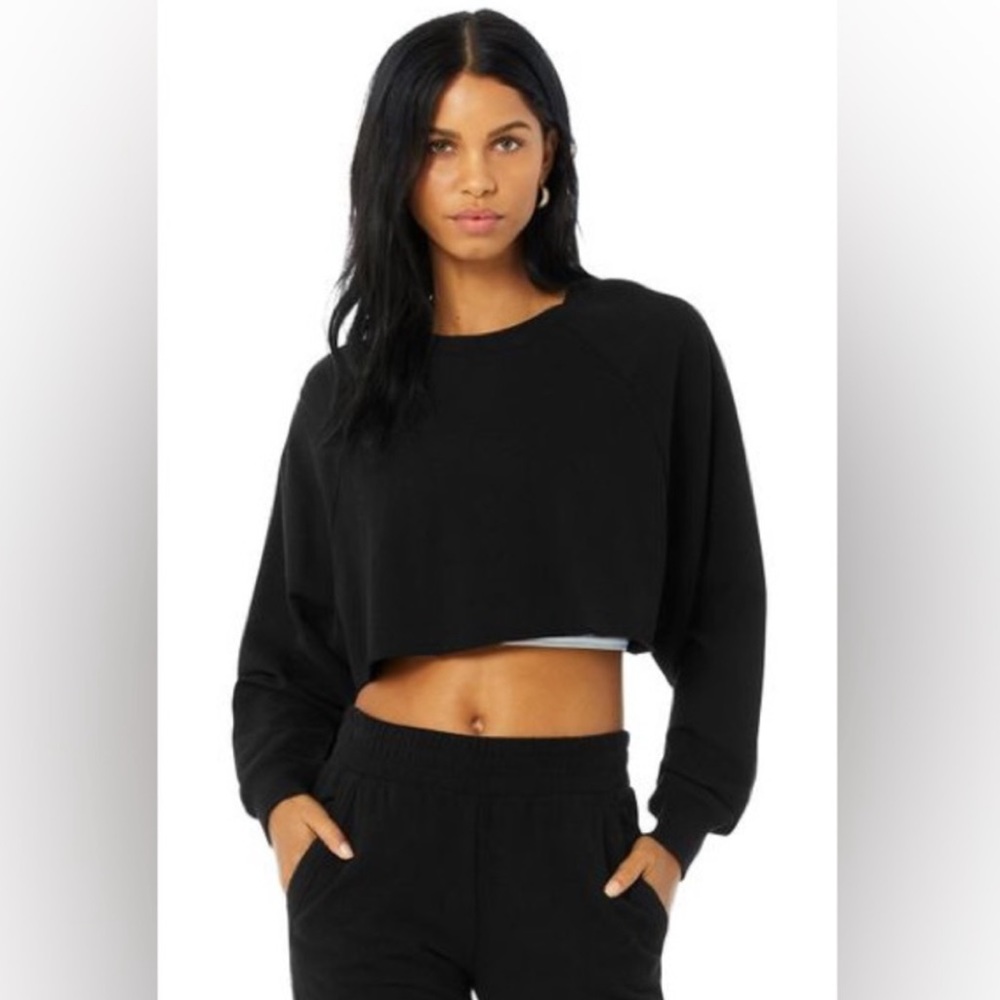 Alo double take cropped sweatshirt